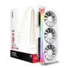 XFX Mercury AMD Radeon RX 9070XT OC Magnetic Air White Edition with RGB Graphics Card