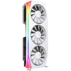 XFX Mercury AMD Radeon RX 9070XT OC Magnetic Air White Edition with RGB Graphics Card