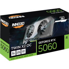 Inno3D GeForce RTX 5060 Twin X2 OC 8GB GDDR7 Graphics Card