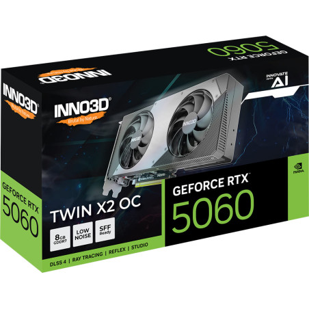 Inno3D GeForce RTX 5060 Twin X2 OC 8GB GDDR7 Graphics Card