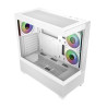 Cooler Master Elite 690 Tempered Glass And Wood Mid-Tower ATX Case - White