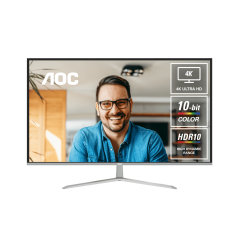 AOC U32V11N 31.5" 4K UHD HDR10 Flicker-Free 10-Bit Monitor
