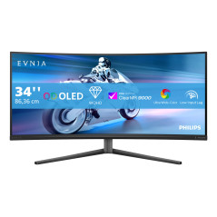 Philips Evnia 34" UWQHD QDOLED 175Hz Curved Monitor