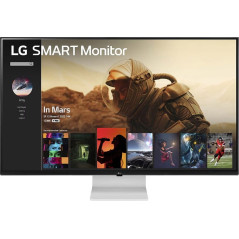 (Carton Damaged) LG 43SQ700S-W 42.5" 4K UHD IPS USB-C Smart Monitor With webOS