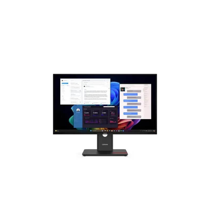 Lenovo T27UD-40 27" Ultra Slim 4K IPS UHD Business Monitor with USB-C Docking Supporting 100W PD