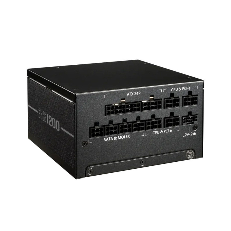 CoolerMaster Elite Gold 1200 80+ Gold 1200W ATX 3.1 Fully Modular Embossed Cable Design Power Supply Unit