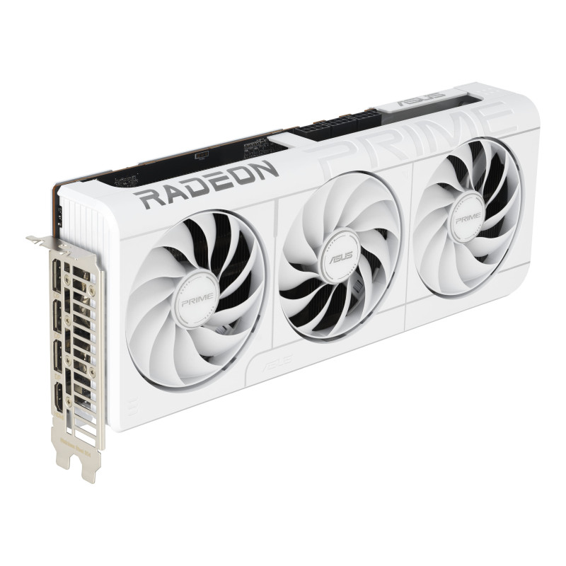 ASUS RX 9070 XT 16GB PRIME OC Graphics Card - White