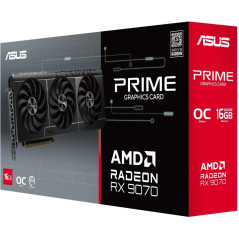 ASUS Prime Radeon RX 9070 OC 16GB Graphics Card