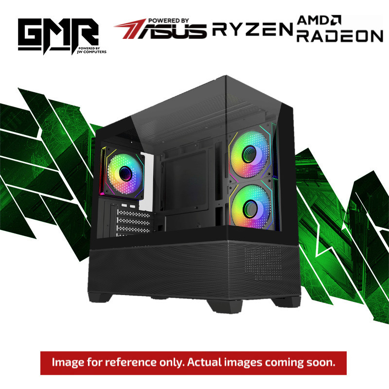 GMR Orion 7600 Gaming PC - (Ryzen 5 5500 | 16GB RAM | RX 7600 8G | 1TB NVMe SSD | 650W Gold | Windows 11) Powered by ASUS