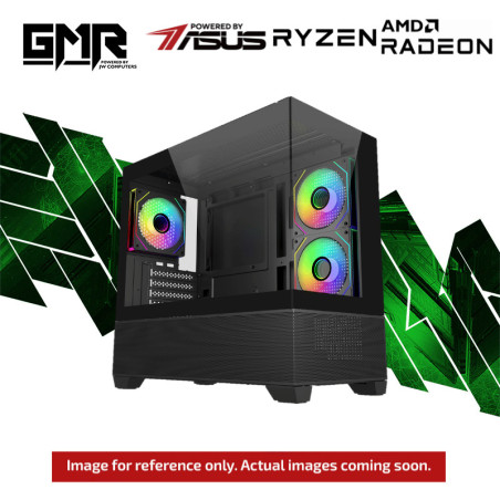 GMR Orion 7600 Gaming PC - (Ryzen 5 5500 | 16GB RAM | RX 7600 8G | 1TB NVMe SSD | 650W Gold | Windows 11) Powered by ASUS