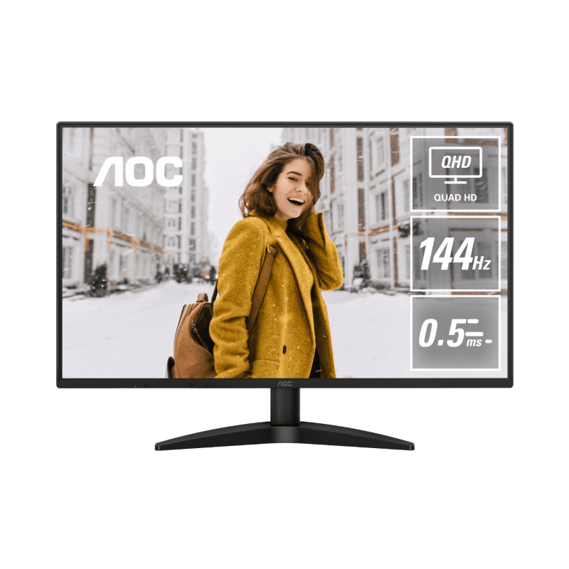 AOC Q27B36X 27" QHD IPS 0.5ms 144Hz Adaptive Sync Monitor