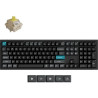 (Ex-Demo) Keychron Q6 Ultra 8K Wireless Black Mechanical Keyboard - Silk POM Switch Banana