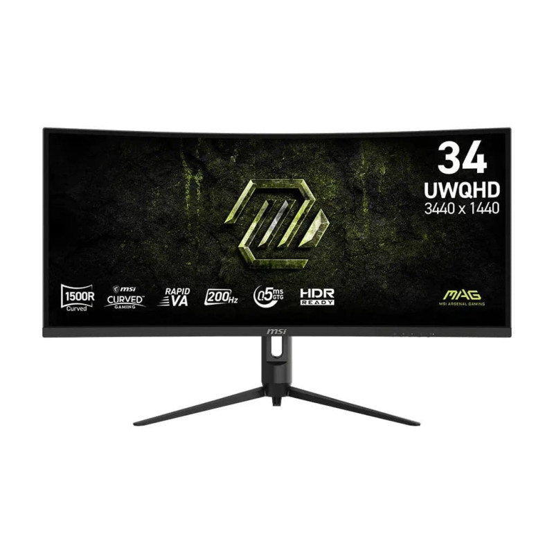 MSI MAG 342CQRF E20 34" UWQHD 0.5ms 200Hz Monitor