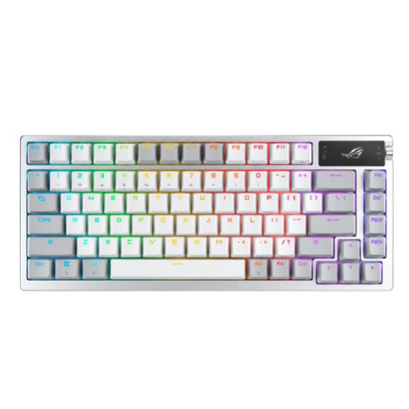 ASUS ROG Azoth RGB Keyboard Snow Switch - White