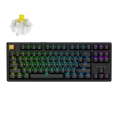 Keychron J4 QMK Wireless Mechanical Black Keyboard - Banana Switch