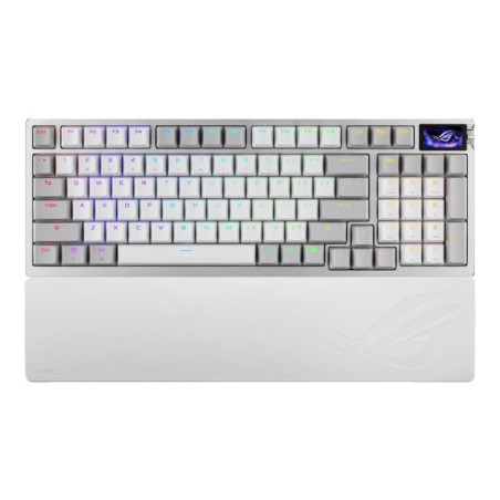 Asus ROG Azoth 96 HE Lite Gaming Mechanical Keyboard ROG HFX V2 Magnetic Hot-Sappable Switch Tri-mode OLED Display 8K Polling Ra
