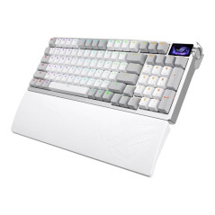 Asus ROG Azoth 96 HE Lite Gaming Mechanical Keyboard ROG HFX V2 Magnetic Hot-Sappable Switch Tri-mode OLED Display 8K Polling Ra