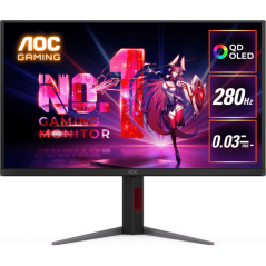 (Carton Damaged) AOC Q27G4ZD 26.5" 2K QHD-OLED 0.03ms 280Hz G-SYNC Compatible Gaming Monitor