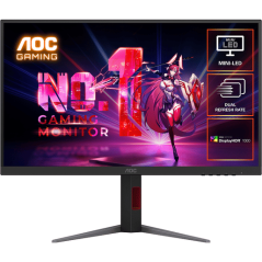 (Carton Damaged) AOC U27G4XM 27" UHD 160Hz/FHD 320Hz Dual Mode 1ms HDR1000 Fast IPS Gaming Mini-LED Monitor