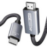 BENFEI 206GY-3F USB-C to HDMI 0.9M Cable 4K@60Hz, Aluminum Shell, Nylon Braided