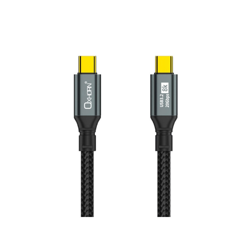 OXHORN CB-CC-3205 USB C 3.2 Gen 2x2 Cable 0.5m