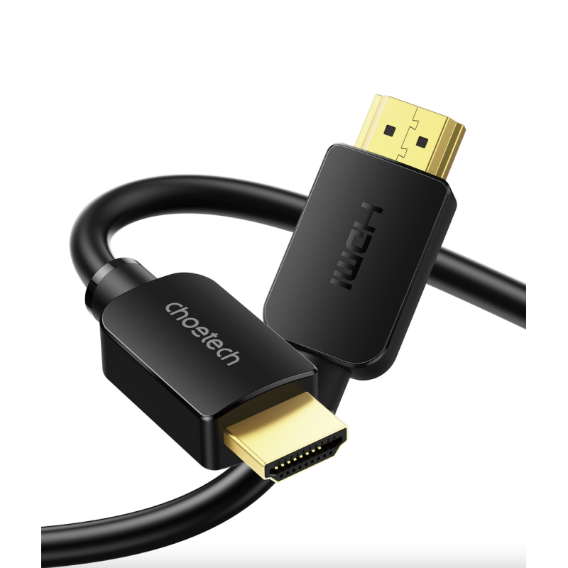 CHOETECH XHH-TP20 8K HDMI 2.1 Cable 8K@60Hz 48Gbps 2M Braided Cable - Black