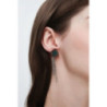 Handcraft Diamond-shaped with tassels earrings
