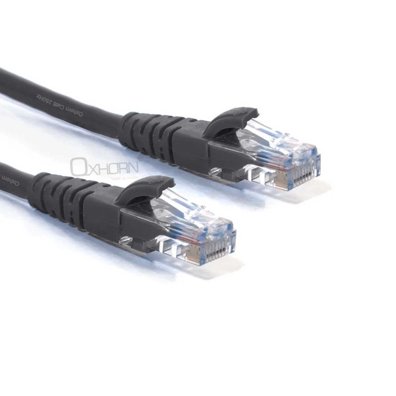 OXHORN CB-CAT6-B0005 Network Cable Cat6 0.5m Black
