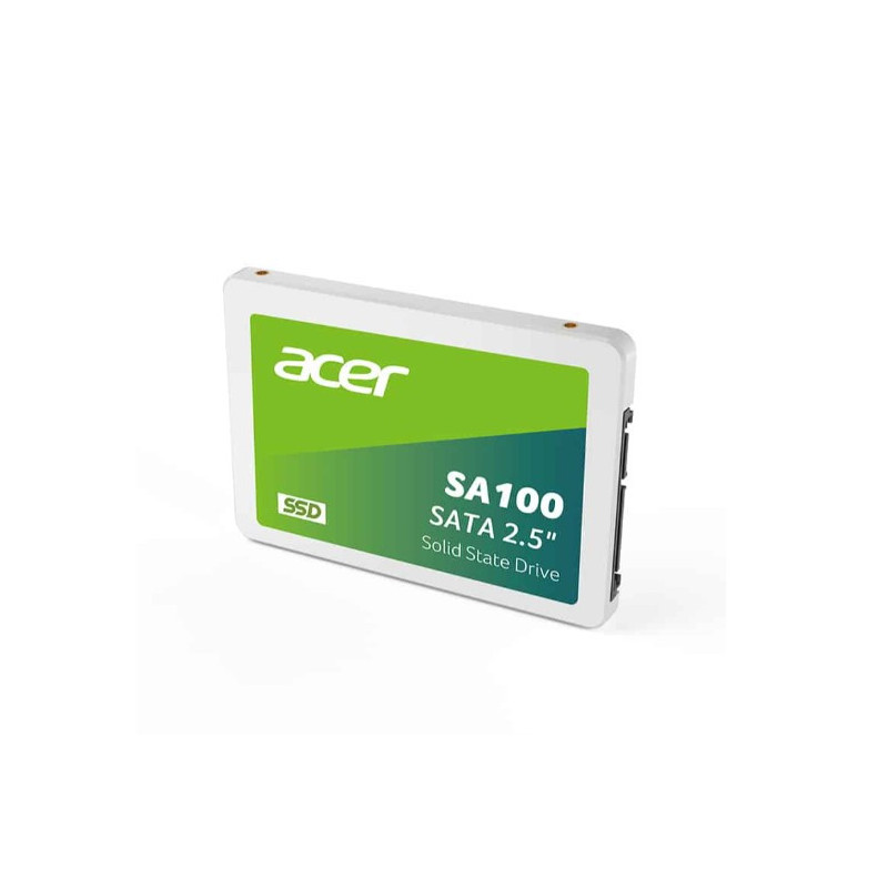 ACER SA100-480GB 2.5â³ SATA lll SSD Writing Speed 493 MB/s Reading Speed 560 MB/s BL.9BWWA.103 - 3 Year Warranty