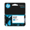 HP 937 CYAN ORIGINAL INK CARTRIDGE 800 PAGE YIELD FOR OJPRO 9132E 9133 9135E 9130