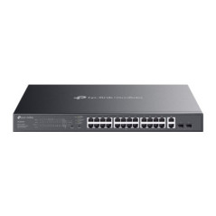 TP-LINK OMADA 28-PORT EASY MANAGED GIGABIT SWITCH, POE+(24), SFP(2), 384W, 5YR