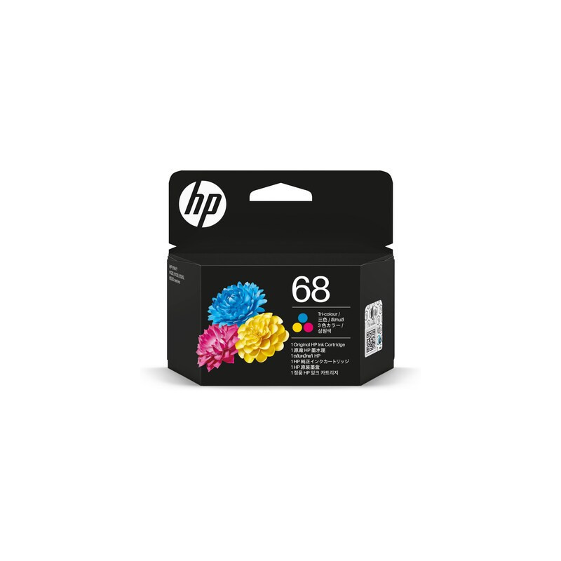 HP 68 TRI-COLOR ORIGINAL INK CARTRIDGE 120 PAGE YIELD FOR ENVY 6120 6130 6520 6530