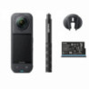 Insta360 (CINHAASA) Starter Bundle includes 1x Insta360 X5, 1x Lens Cap, 1x Additional Battery and 1x 114cm Invisible Selfie Sti