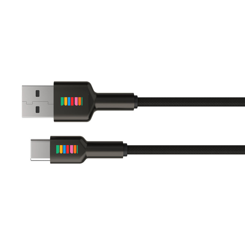 DULL Co. USB-A to USB-C Braided Cable
