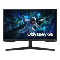 Samsung Odyssey G55C 32' QHD Curved Gaming Monitor 2560 x 144 165Hz16:9 1000R 1ms VA AMD FreeSync HDR10 DisplayPort HDMI Tilt VE