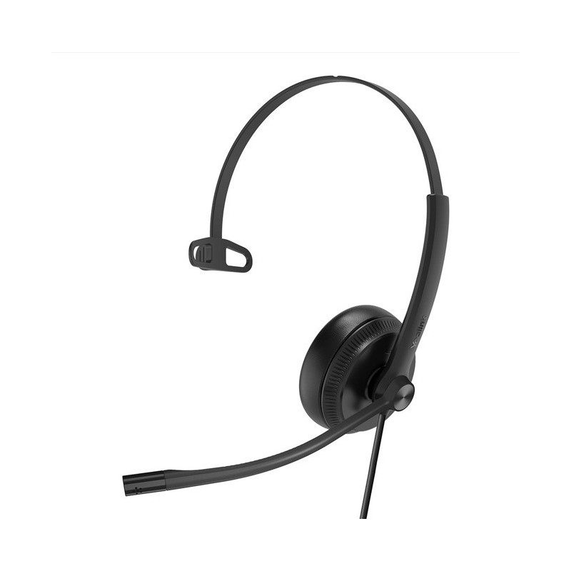 Yealink UH34SE Teams Certified Wideband Noise Cancelling Headset, USB and 3.5mm Jack, Controller with Teams Button, Mono, Ultra 