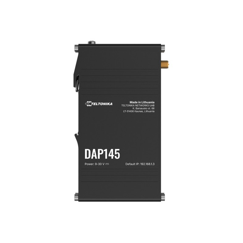 Teltonika DAP145 Industrial RS485 Wi-Fi 4 Access Point, Mesh-Ready with Fast Roaming & DIN-Rail Mount, Robust RS485-to-IP Bridgi