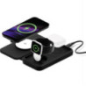 Cygnett MagTravel Qi2.0 2-in-1 Wireless Charger - Black (CY5138WIRDE), 1.2M USB-C Cable,15W, Compact and lightweight, 2 Years Wa