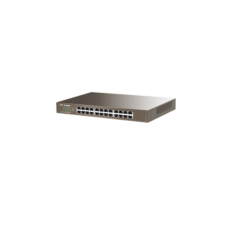 IP-COM (G1024D) 24-Port Gigabit Unmanaged Switch, 6kv lightning protection
