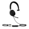 Yealink UH38 Mono Mode USB and Bluetooth Headset, USB-A,Teams Call Controller with Built-In Battery Dual Noise-Canceling Mics, B