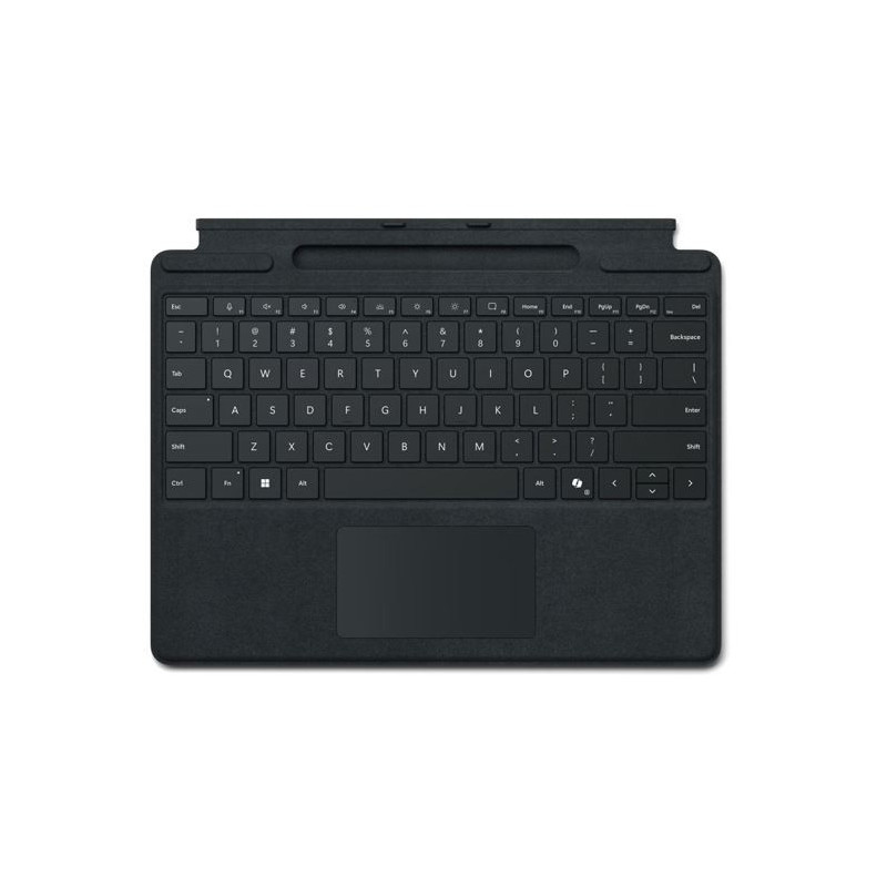 Microsoft Surface Pro Signature Keyboard Black Microsoft Cover port compatible Pro 11 Pro 10 Surface Pro 9 Surface Pro 8 Surface