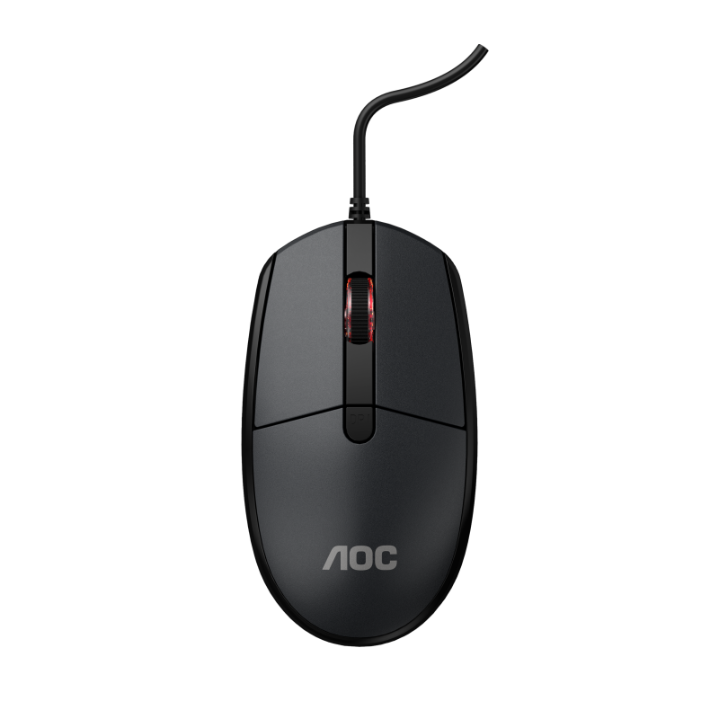 AOC MS130B/LA Wired Office Mouse USB Optical 3-Button Black