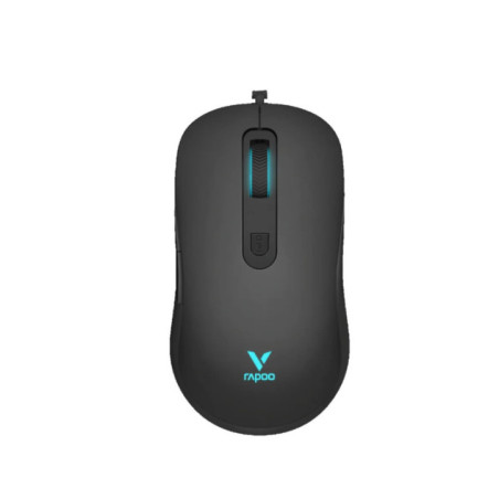 RAPOO V16 RGB Wired USB Optical 12800DPI Gaming Mouse Black