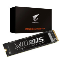 Gigabyte AORUS Gen5 14000 SSD 1TB PCIe5x4 NVMe2.0 M.2 3D TLC LPDDR4 2GB 13600/10200MB/s 80Ã22Ã3.5mm MTBF1.6M 11.5W 5yr/700TBW