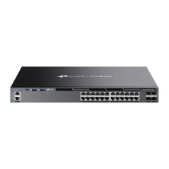 TP-Link SG6428X Omada 24-Port Gigabit Stackable L3 Managed Switch with 4 10GE SFP+ Slots, 24Ã Gigabit RJ45 Ports, 4Ã 10G SFP+ 