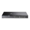 TP-Link SG6428X Omada 24-Port Gigabit Stackable L3 Managed Switch with 4 10GE SFP+ Slots, 24Ã Gigabit RJ45 Ports, 4Ã 10G SFP+ 