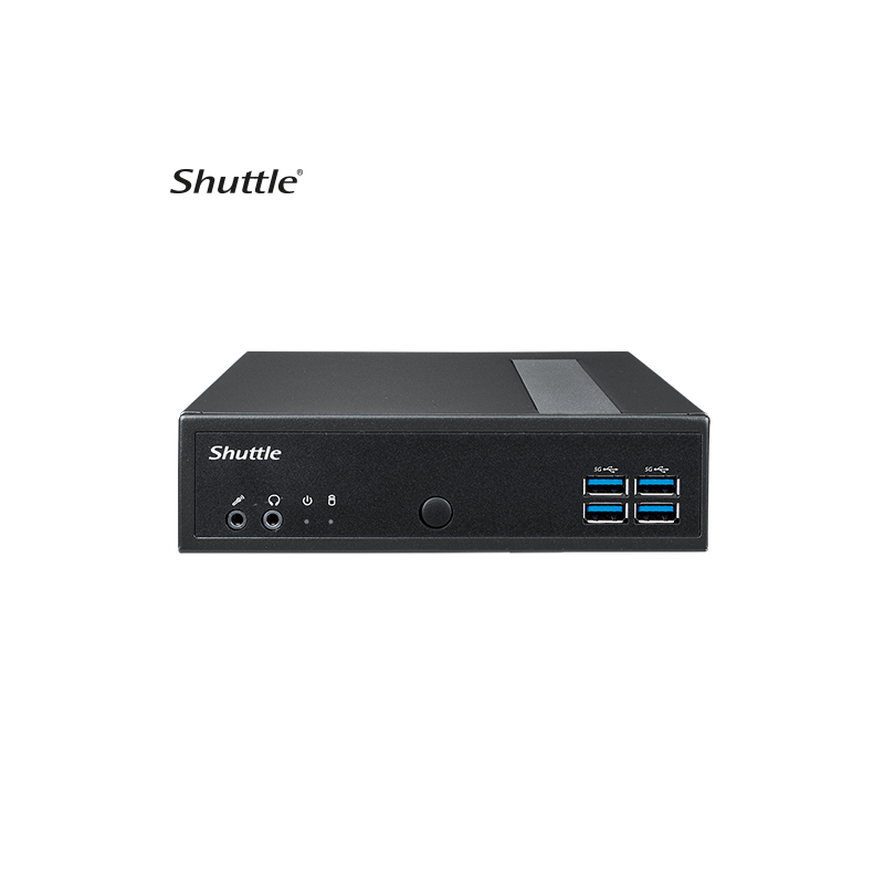 Shuttle DL40N XPC fanless Mini PC 1.3L Barebone - IntelÂ® Twin Lake processorsN150 (4 Cores), DDR5, 8x USB, 2x 2.65W Adapter