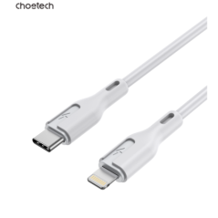 CHOETECH XCL-0002 Silicone USB-C to L Cable 1m White