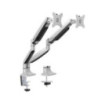 Brateck Dual Monitor Aluminum Interactive Counterbalance Monitor Arm Fit Most 13''-32'' Monitors Up to 9kg per screen VESA 75x75
