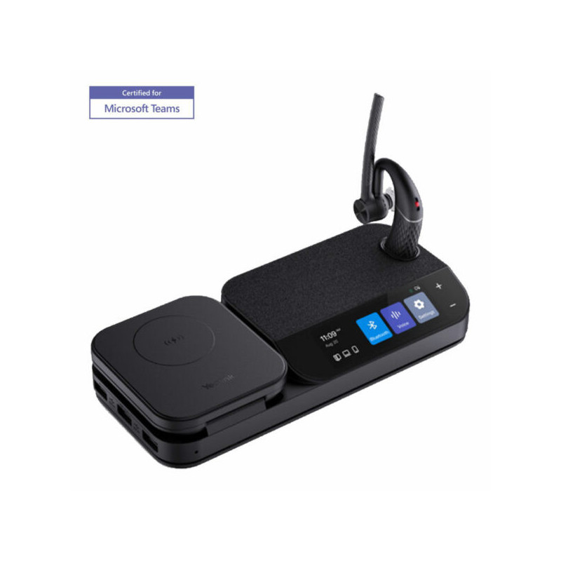 Yealink (BH71-WS) Bluetooth Wireless Mono Headset, Workstation, Mobile/PC/Deskphone, MS, USB-A